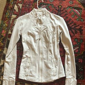 white lululemon define jacket
